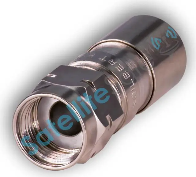 Alt view image 2 of 6 - Corning EFC F Male Coaxial RG6 Compression Connectors GF-EFC-6 100-Pack