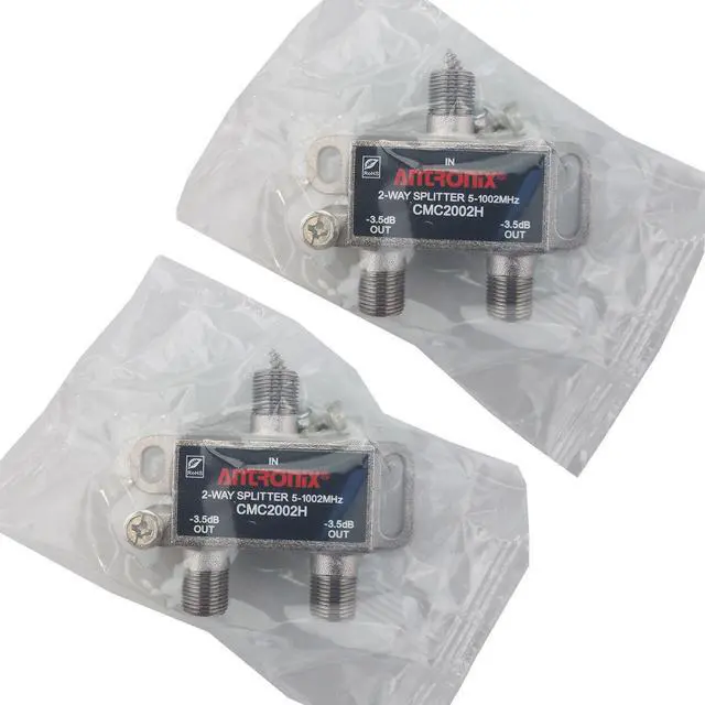 Alt view image 2 of 5 - Antronix 2-Way Splitter CMC 2002H (2 Pack)