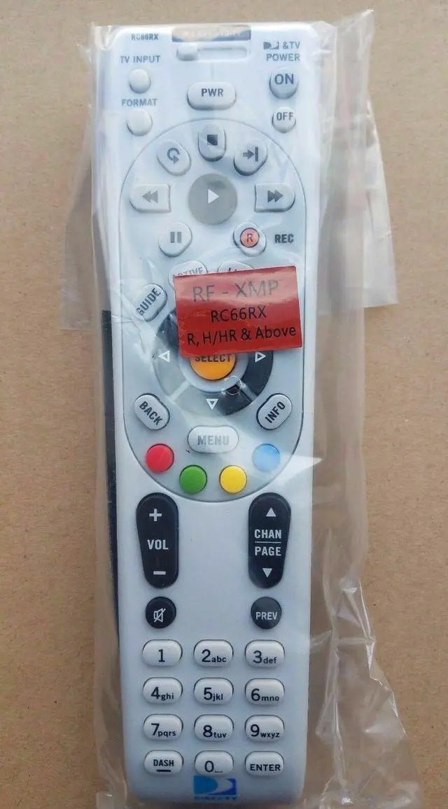 Alt view image 8 of 9 - DirecTV RC66RX Universal RF Remote DTV RF Remote