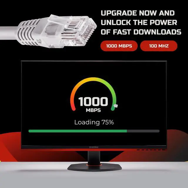 Alt view image 6 of 7 - SatelliteSale RJ45 Cat-5e Network Ethernet UTP 4 Path Internet Cable 100 MHz 1000 Mbps Universal Wire Gray Cord 25 feet