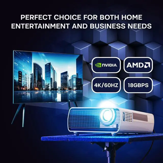 Alt view image 4 of 6 - SatelliteSale Digital High-Speed HDMI 2.0 Fiber Optic Cable 4K/60Hz 18Gbps Black 2160p Universal Wire PVC Cord 50 feet