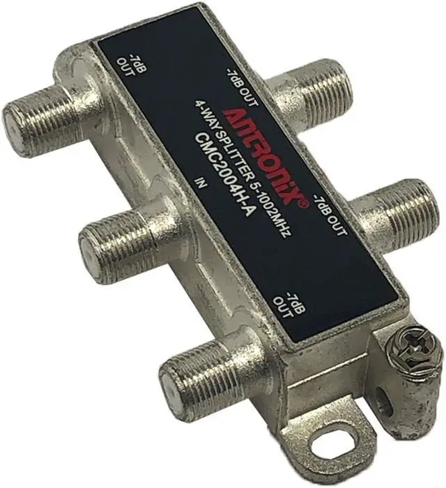 Alt view image 3 of 4 - Box of 25 Antronix CMC2004H High Performance 4-Way Coax Cable Splitter 5-1002M