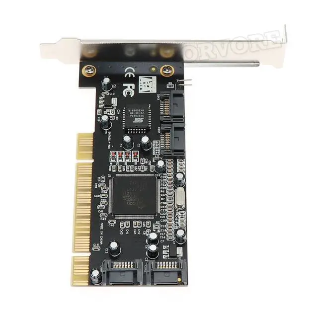 Alt view image 4 of 13 - Sata Pci 4 Port Expansion Card Sata Controller Pci Raid Card Pci To Sata Adpater Sata Pci Converter Card For Desktop/Computer