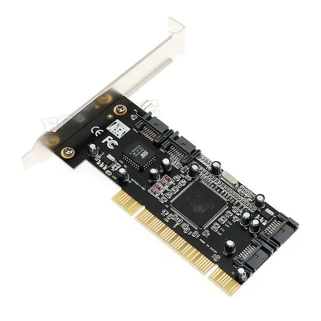 Alt view image 3 of 13 - Sata Pci 4 Port Expansion Card Sata Controller Pci Raid Card Pci To Sata Adpater Sata Pci Converter Card For Desktop/Computer