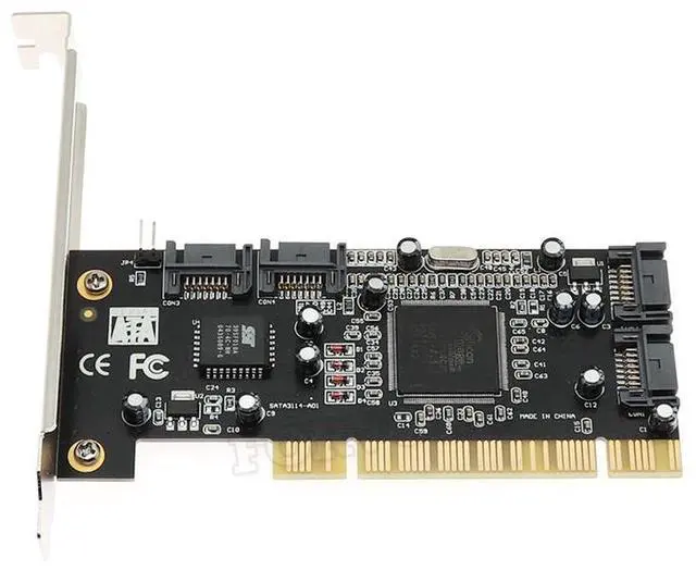 Alt view image 2 of 13 - Sata Pci 4 Port Expansion Card Sata Controller Pci Raid Card Pci To Sata Adpater Sata Pci Converter Card For Desktop/Computer