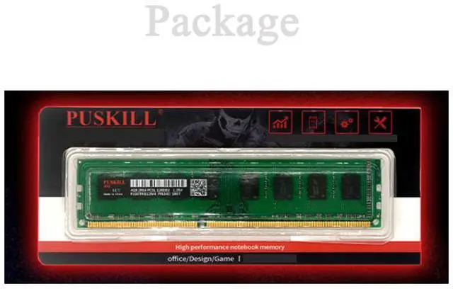 Alt view image 7 of 7 - PUSKILL Desktop Ram Memory  4GB Ram DDR3 1600 MHz RAM 1.5V 240 Pin Unbuffered DIMM Memory Modules Chips DDR3 1600 (PC3 12800) for Intel AMD System Desktop Computer