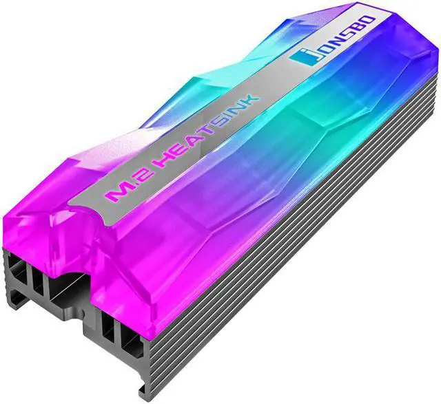 Main image of Cooling Warship NGFF M.2 SSD Aluminum Heat Sink M.2 Hard Drive Radiator RGb Color Changing Streamer Light Effect Cooling Heatsink