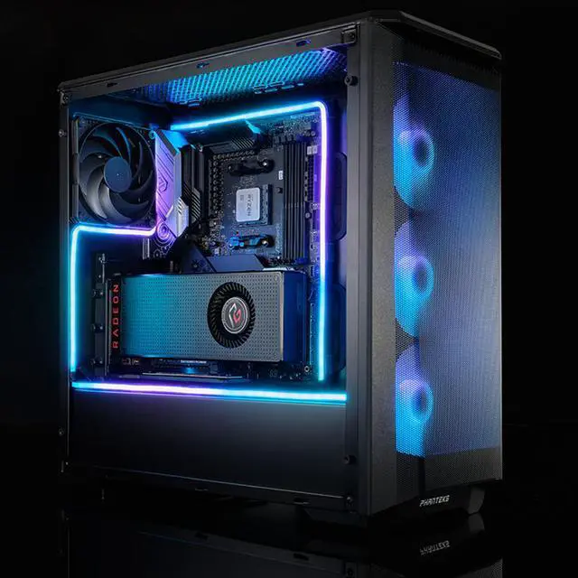 Alt view image 4 of 6 - Phanteks NEON Digital-RGB LED Strip M5 (PH-NELEDKT_M5) Meter Smooth Lighting Strip, Full-Color Range, Flexible mounting 5V 3PIN ARGB Symphony Programmable LED Strip-550mm