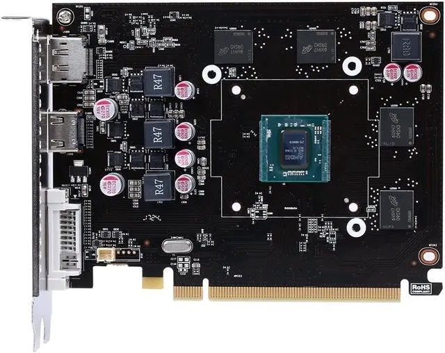 Alt view image 4 of 7 - Maxsun  AMD Radeon RX 550 4G Graphic Card New Cyclone Blade Cooling System GDDR5 GPU Gaming Video Card Video For PC Slivered PCB Full Solid Capacitance