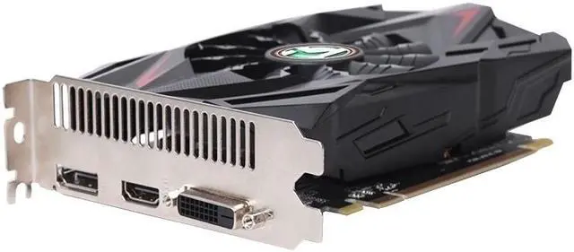 Alt view image 2 of 7 - Maxsun  AMD Radeon RX 550 4G Graphic Card New Cyclone Blade Cooling System GDDR5 GPU Gaming Video Card Video For PC Slivered PCB Full Solid Capacitance