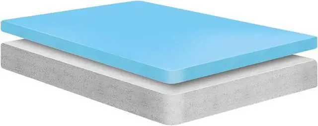 Alt view image 3 of 6 - Aveline 10" California King Gel Memory Foam Mattress - White