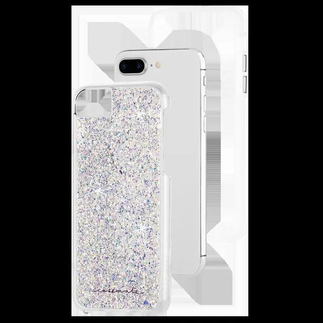 Alt view image 3 of 3 - Case-Mate Twinkle Case for Apple iPhone 8 Plus/7 Plus/6 Plus - Stardust