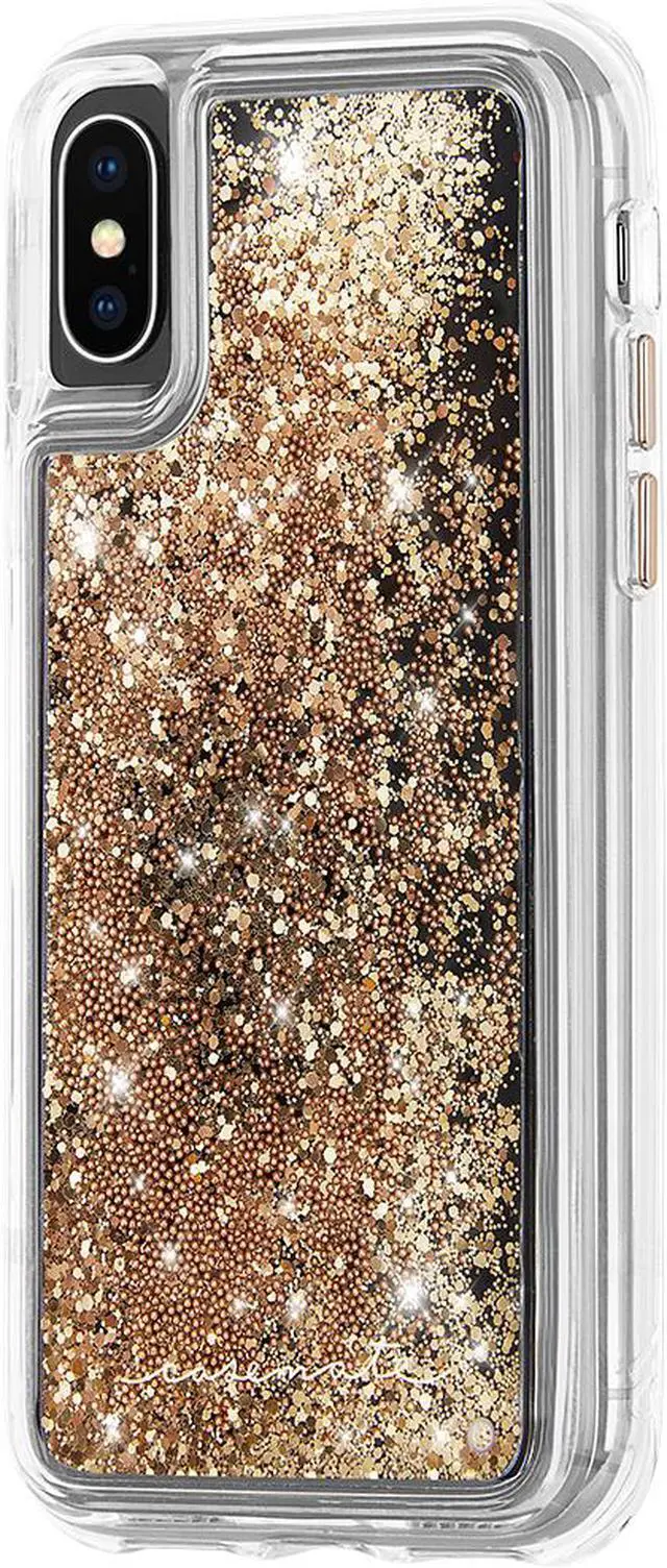 Alt view image 2 of 14 - Case-Mate Waterfall Case for iPhone X / Xs - Gold