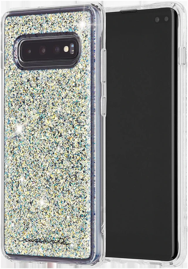 Alt view image 4 of 9 - Case-Mate Twinkle Case for Samsung Galaxy S10 Plus - Stardust