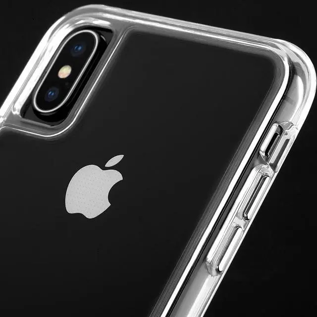 Alt view image 4 of 5 - Case-Mate Tough Clear Case for iPhone X / Xs - Clear