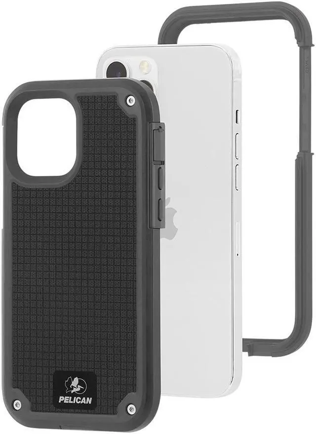Alt view image 5 of 14 - Pelican - SHIELD Series - G10 Case for iPhone 12 and iPhone 12 Pro (5G) - 21 ft Drop Protection - 6.1 Inch - Gray