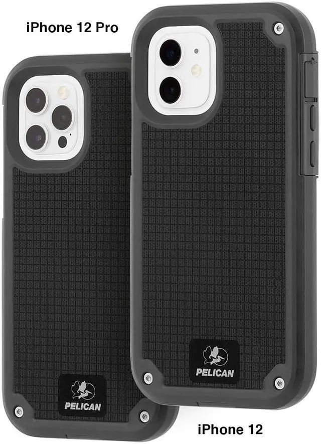 Alt view image 4 of 14 - Pelican - SHIELD Series - G10 Case for iPhone 12 and iPhone 12 Pro (5G) - 21 ft Drop Protection - 6.1 Inch - Gray