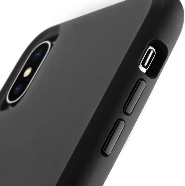 Alt view image 8 of 9 - Case-Mate Tough Case for iPhone X / Xs - Matte Black