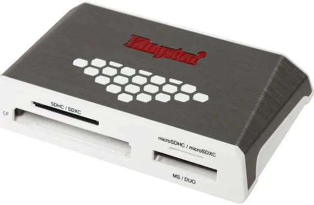 Alt view image 2 of 9 - Kingston Technology USB 3.0 Hi-Speed Memory Card Media Reader Writer #FCR-HS4