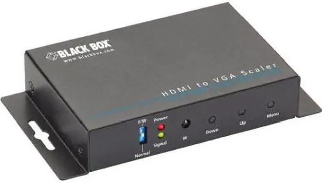 Alt view image 3 of 8 - Black Box AVSC-HDMI-VGA Hdmi-To-Vga Scaler & Converte R With Audio
