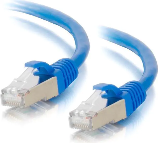Alt view image 4 of 9 - C2G 00674 Cat6a Cable - Snagless Shielded Ethernet Network Patch Cable, Blue (3 Feet, 0.91 Meters)