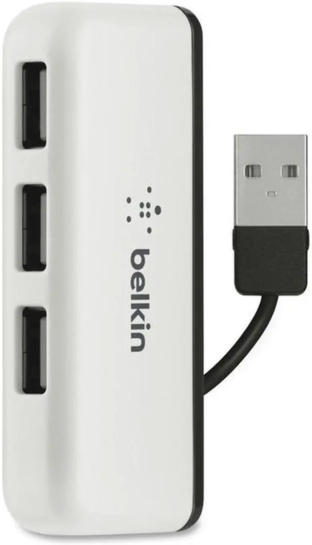 Alt view image 4 of 14 - Belkin 4-port Travel Hub