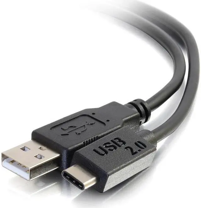 Alt view image 3 of 7 - C2G 28870 USB 2.0 USB-C to USB-A Cable, Male to Male Thunderbolt 3, Tablet, Chromebook Pixel, Samsung Galaxy TabPro S, LG G6, MacBook