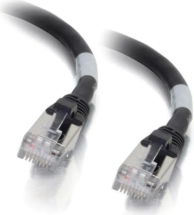 Alt view image 5 of 7 - C2G 00709 Cat6a Cable - Snagless Shielded Ethernet Network Patch Cable, Black (4 Feet, 1.22 Meters)
