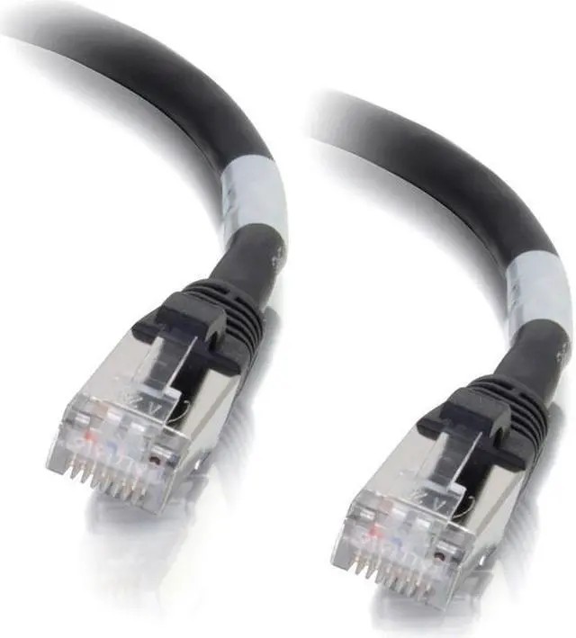 Alt view image 4 of 9 - C2G 00710 Cat6a Cable - Snagless Shielded Ethernet Network Patch Cable, Black (5 Feet, 1.52 Meters)