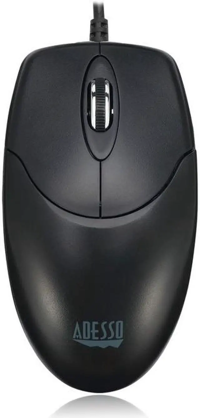 Alt view image 9 of 20 - ADESSO iMouseM6 Black 3 Buttons 1 x Wheel USB Wired Optical Mouse