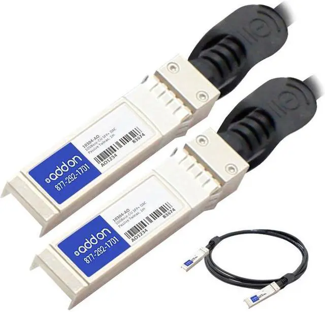 Alt view image 3 of 8 - AddOn 10304-AO 3.28 ft. Black Network Ethernet Cable