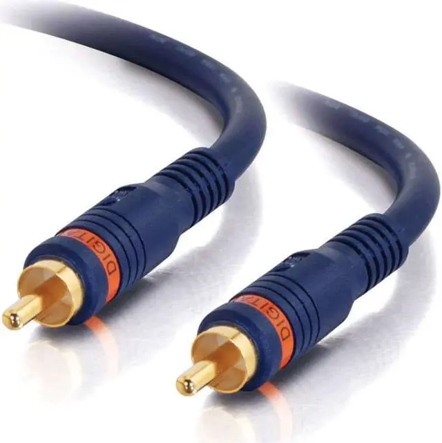 Alt view image 6 of 10 - 12FT VELOCITYANDTRADE; S/PDIF DIGITAL AUDIO COAX CABLE