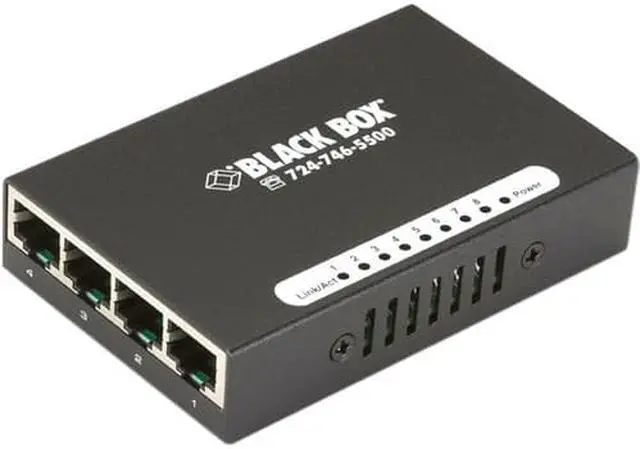 Alt view image 5 of 9 - Black Box USB-Powered 10/100 8-Port Switch