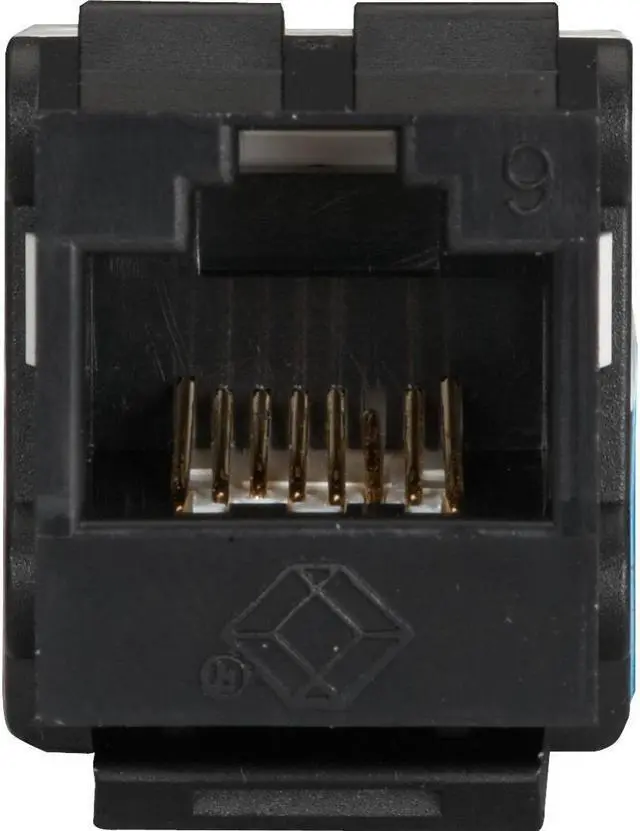 Main image of Black Box GigaTrue2 CAT6 Keystone Jack Unshielded Black FMT631-R3