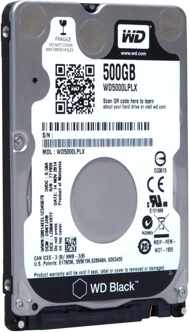 Alt view image 2 of 9 - WD5000LPLX-50PK