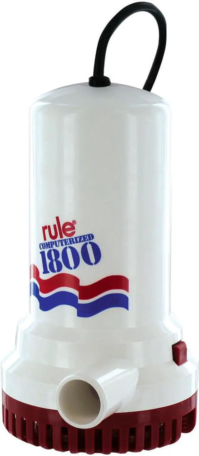 Alt view image 3 of 9 - Rule Plug-In Utility Pump,  HP 1/4,  Body Material Valox,  Max. Head 15.0 ft.