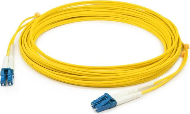 Alt view image 4 of 6 - THIS IS A 25M LC (MALE) TO LC (MALE) YELLOW DUPLEX RISER-RATED FIBER PATCH CABLE