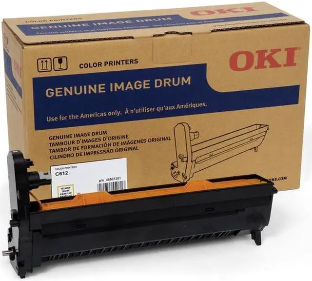 Alt view image 3 of 7 - Oki 30K Yellow Image Drum For C612
