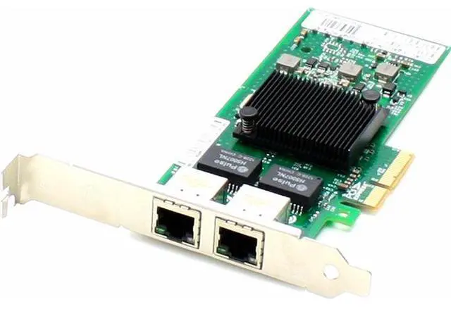 Alt view image 2 of 5 - AddOn HP 652497-B21 Comparable 10/100/1000Mbs Dual Open RJ-45 Port 100m PCIe x4 Network Interface -