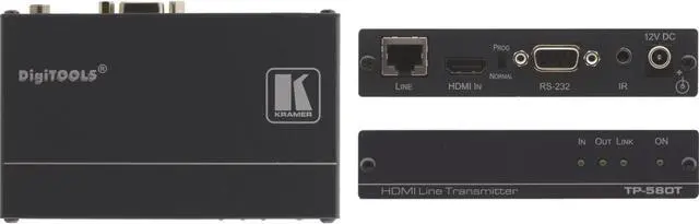 Alt view image 4 of 9 - HDMI, BIDIRECTIONAL RS?232 & IR OVER HDBASET TWISTED PAIR TRANSMITTER