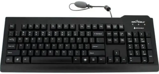 Alt view image 2 of 6 - SEAL SHIELD SSKSV208UK (QWERTY ISO UK) - MEDICAL GRADE KEYBOARD, WATERPROOF/DISHWASHER SAFE, PLASTIC ST