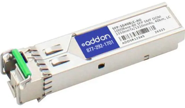 Main image of MOXA SFP-1G40BLC COMP TAA SFP LC XCVR
