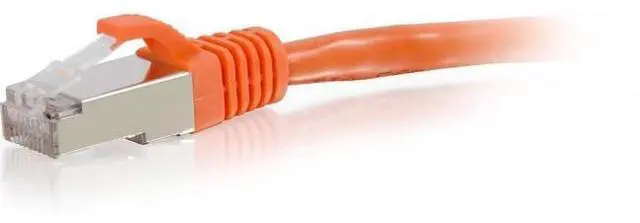 Main image of C2G 00893 20ft. Cat6 Snagless Shielded (STP) Ethernet Network Patch Cable - Orange