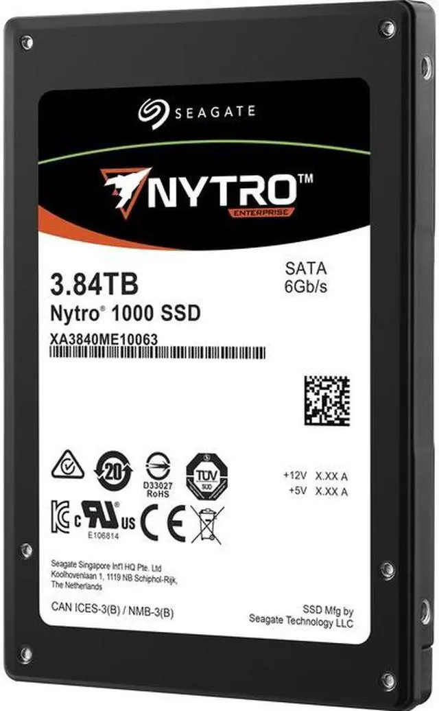Alt view image 4 of 7 - Seagate Nytro 1551 XA3840ME10063 2.5" 3.84TB SATA III 3D TLC Solid State Disk - Enterprise