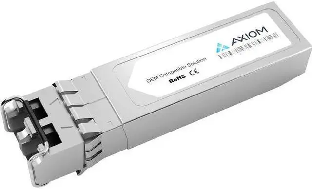 Alt view image 4 of 6 - Axiom SFP+ Transceiver Modules are certified 100% compliant in all OEM applications. They are pre-configured with an application specific code to meet the requirement set forth by the router and switch OEMs. Axiom compatible transceivers pe