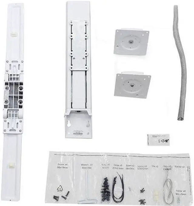 Alt view image 3 of 15 - Ergotron 98-030 Sv Dual Monitor Kit - Adjustable Arm For 2 Lcd Displays - Screen Size: 24 Inch - Cart Mountable