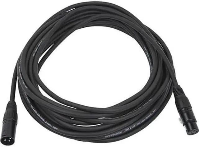 Alt view image 2 of 11 - Monoprice 20-foot (6 meter) 3-pin DMX Lighting & AES/EBU Cable