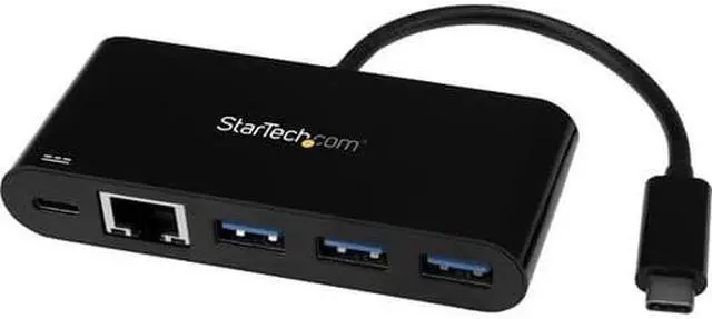 Alt view image 5 of 17 - StarTech Accessory HB30C3AGEPD 3PT USB-C Hub with Gigabit Ethernet and Power Delivery
