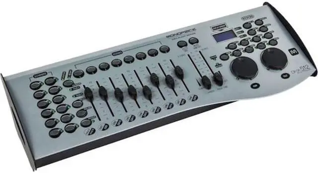 Alt view image 4 of 12 - Monoprice 16-Channel Dmx-512 Controller
