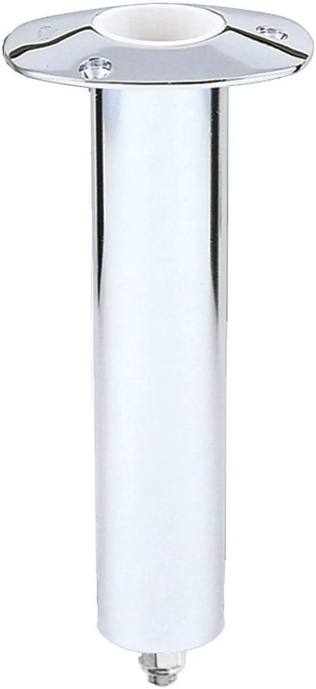 Main image of Lee's 0; Stainless Steel Swivel Base Flush Mount Rod Holder - Medium Length